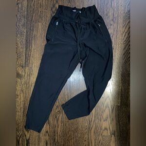 Old Navy Active High-Rise Joggers Powersoft Go Dry Black Small